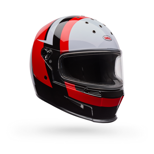 Casco Moto Calle Eliminator Sidetrack Rojo/Negro Bell