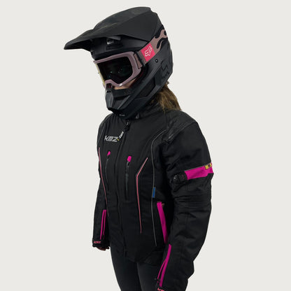 Chaqueta Moto Calle Mujer Streetflow Apex Negro Kmz
