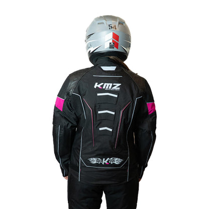Chaqueta Moto Calle Mujer Streetflow Apex Negro Kmz