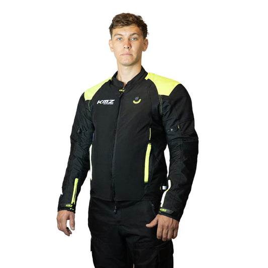 Chaqueta Moto Calle Warm Apex Negro Kmz