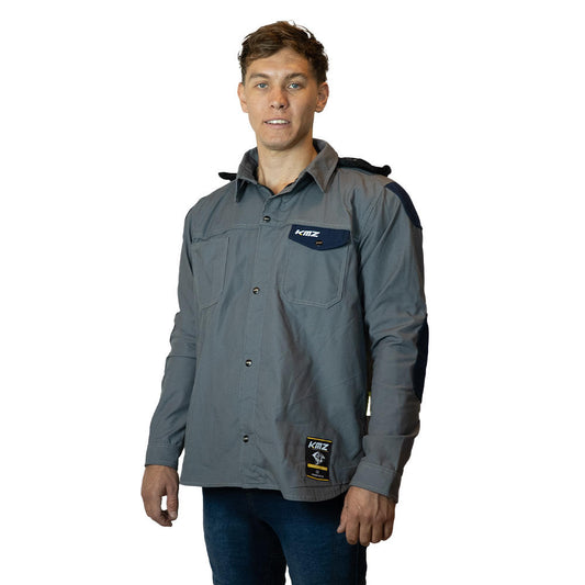 Chaqueta Moto Calle Streetflow Horizon Gris Kmz
