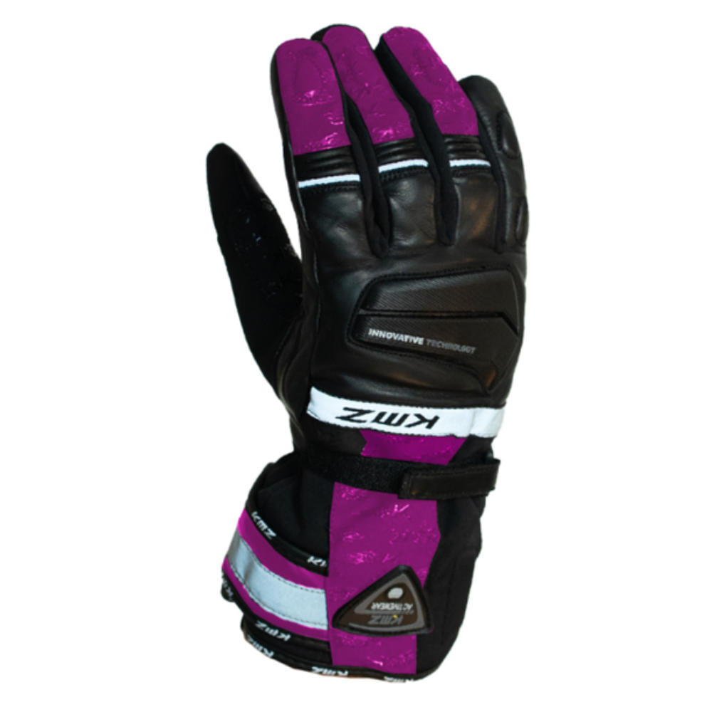 Guantes Moto Calle Mujer Rogue Nomad Rosado Kmz