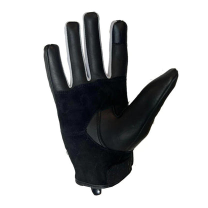 Guantes Moto Calle Mujer Women Negro/Blanco KMZ