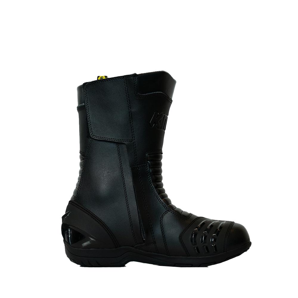 Botas Moto Calle Alpha Apex Negro Kmz
