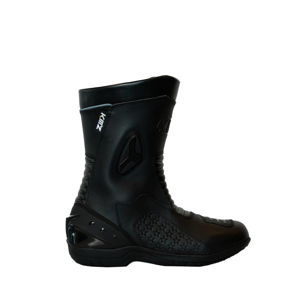 Botas Moto Calle Alpha Apex Negro Kmz