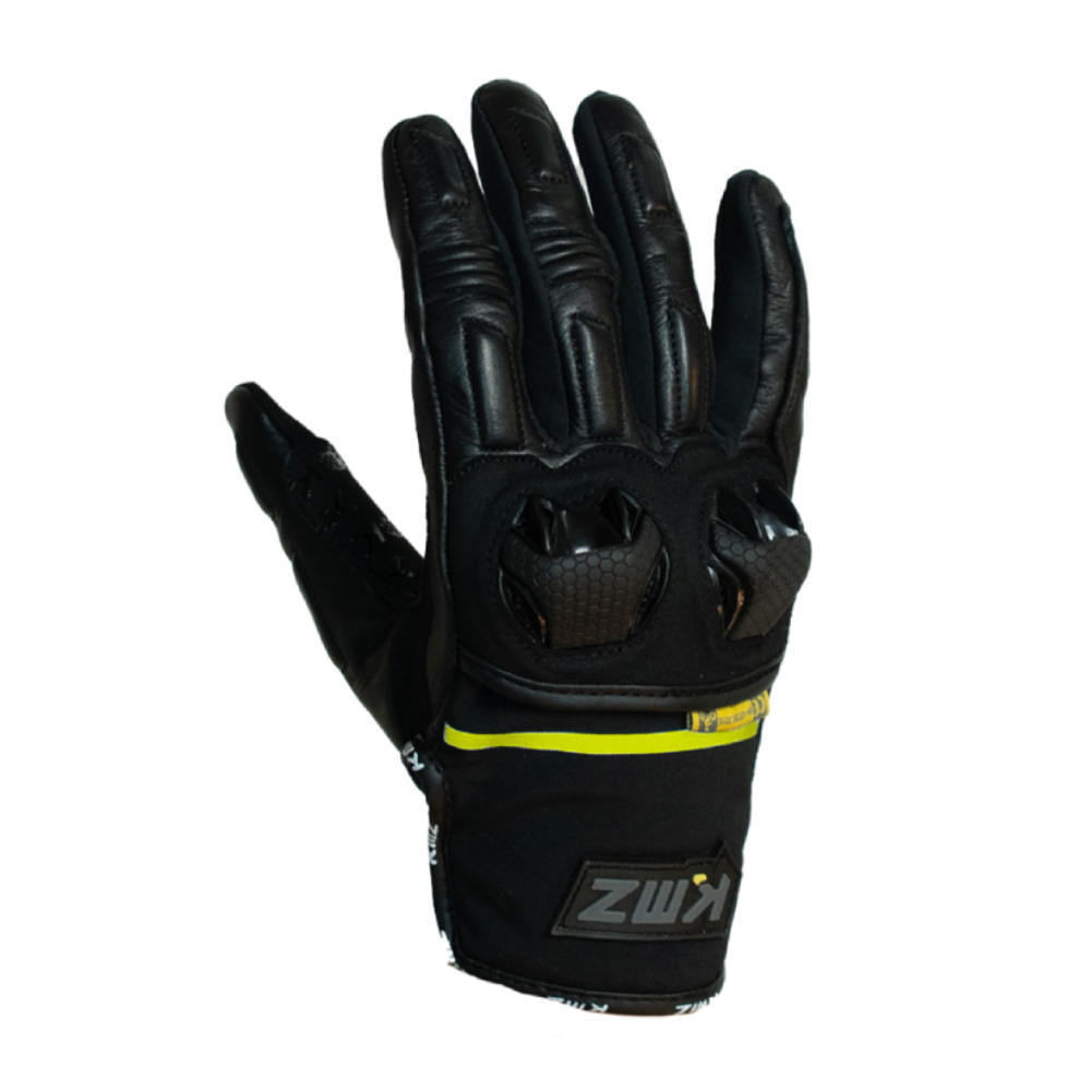 Guantes Moto Calle Transit Apex Negro Kmz