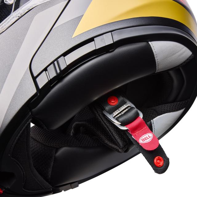 Casco Moto Calle SRT Modular Abatible The Good Ride Negro/Rojo Certificado QR Bell