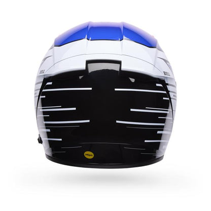 Casco Moto Calle Lithium Mips Transition Blanco Certificado QR Bell