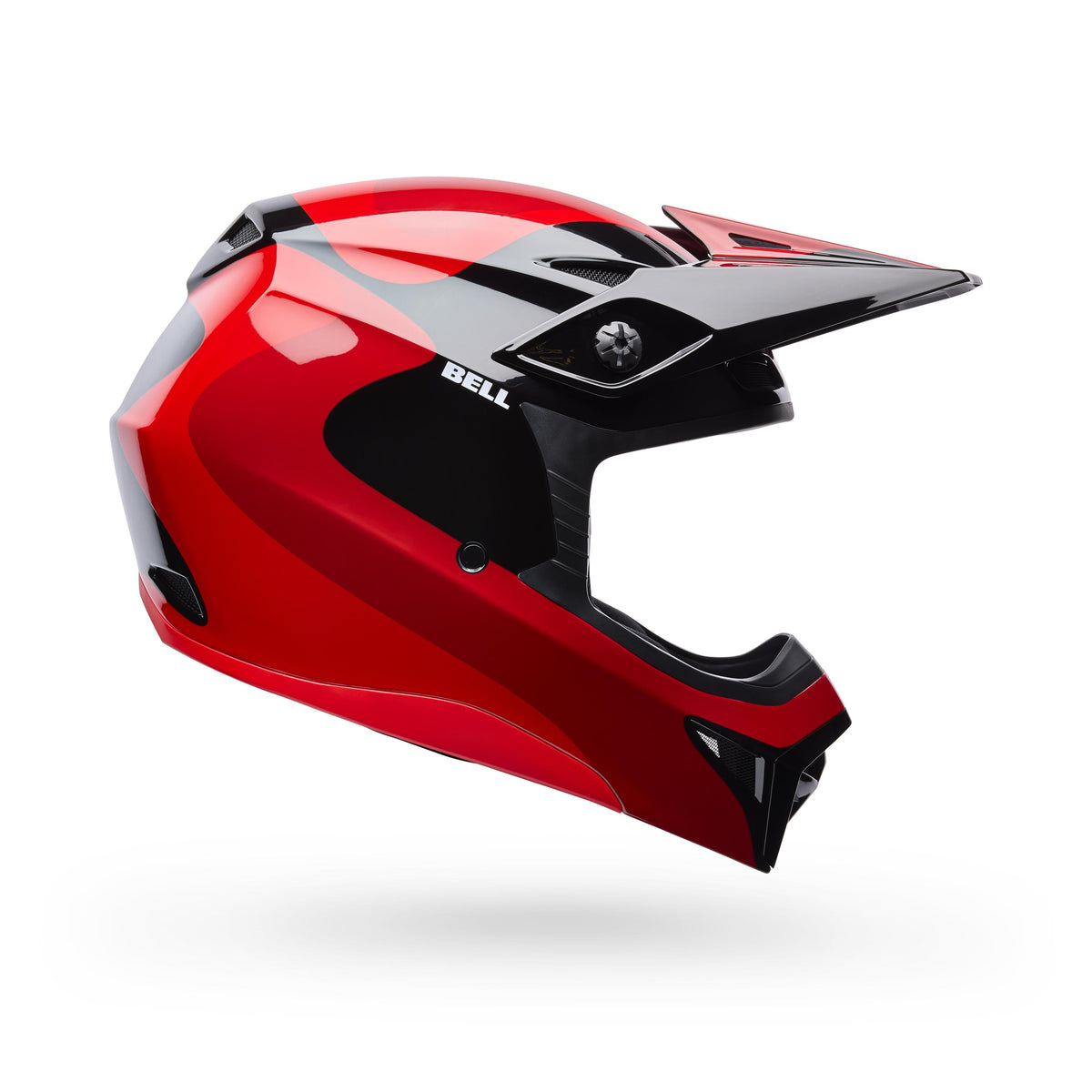 Casco Moto MX-10 Wave Rojo/Negro Bell