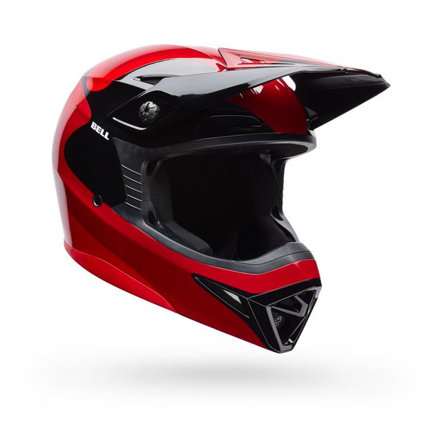 Casco Moto MX-10 Wave Rojo/Negro Bell