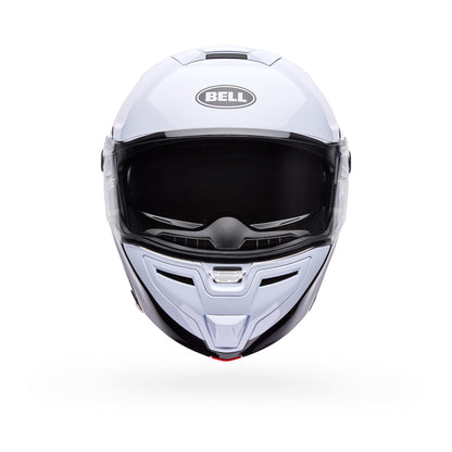 Casco Moto Calle SRT Modular Abatible Flow Blanco/Negro Bell