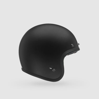 Casco Moto Calle Custom 500 Solid Negro Mate Bell