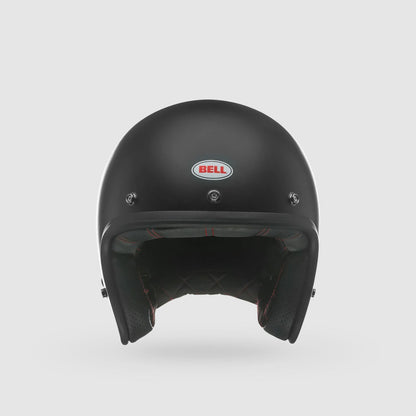 Casco Moto Calle Custom 500 Solid Negro Mate Bell