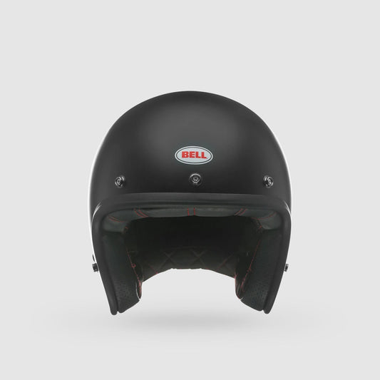 Casco Moto Calle Custom 500 Solid Negro Mate Bell