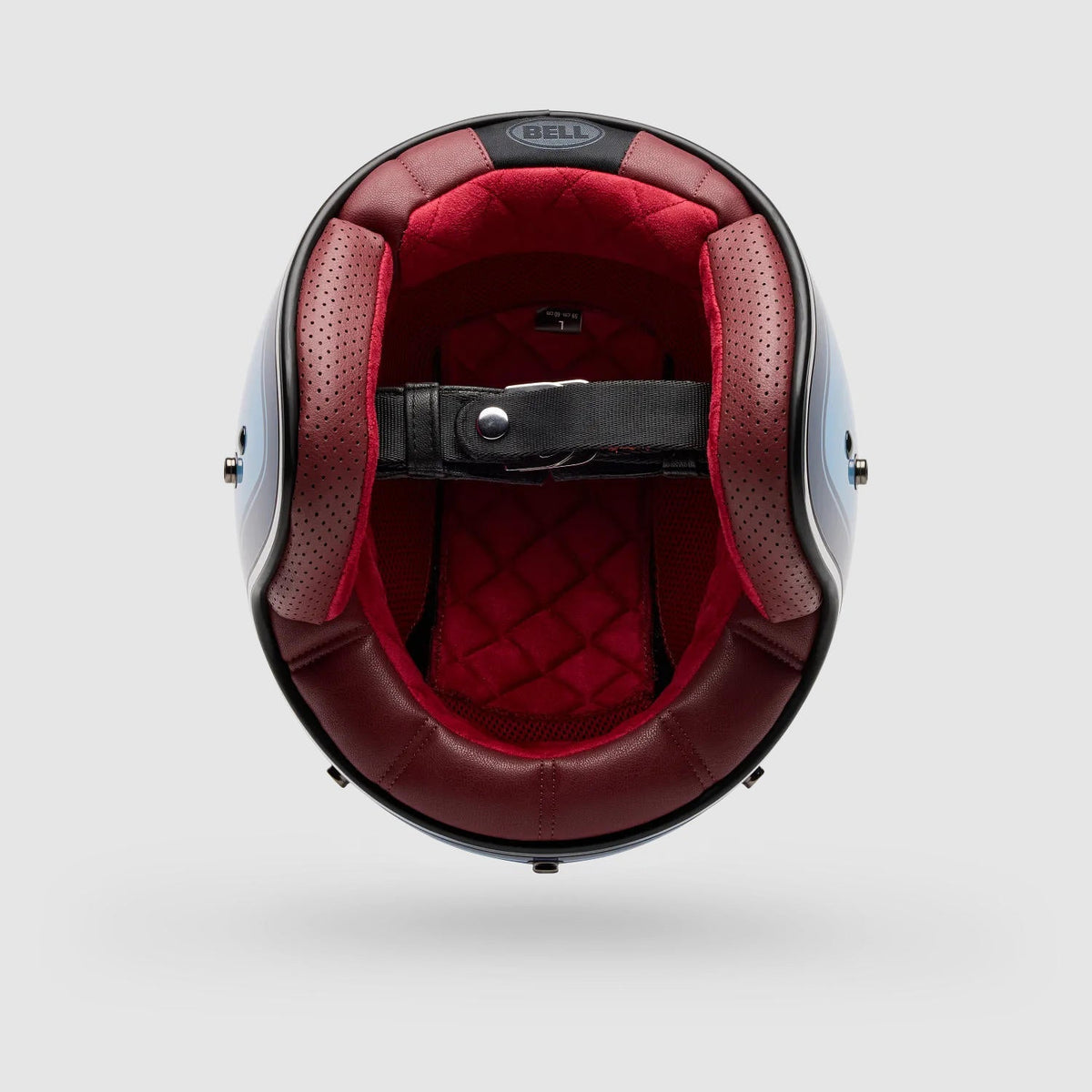 Casco Moto Calle Custom 500 Crate Azul Bell