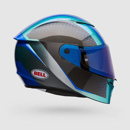 Casco Moto Calle Lithium Mips Plus Blip Azul Bell