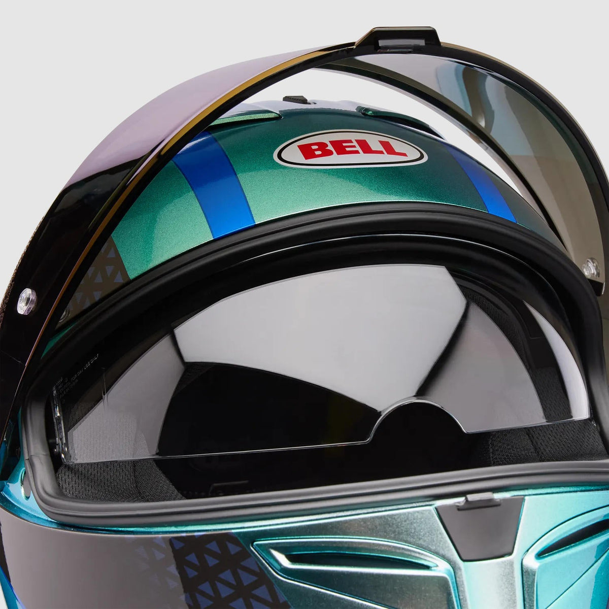 Casco Moto Calle Lithium Mips Plus Blip Azul Bell