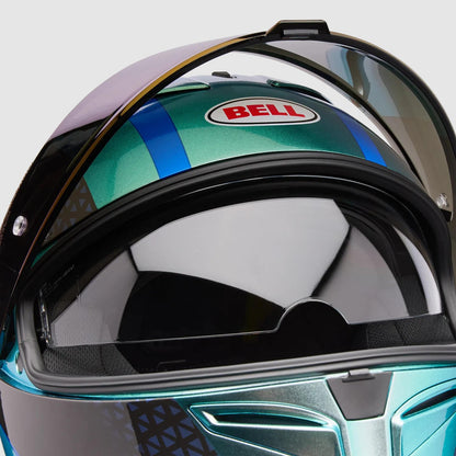 Casco Moto Calle Lithium Mips Plus Blip Azul Bell