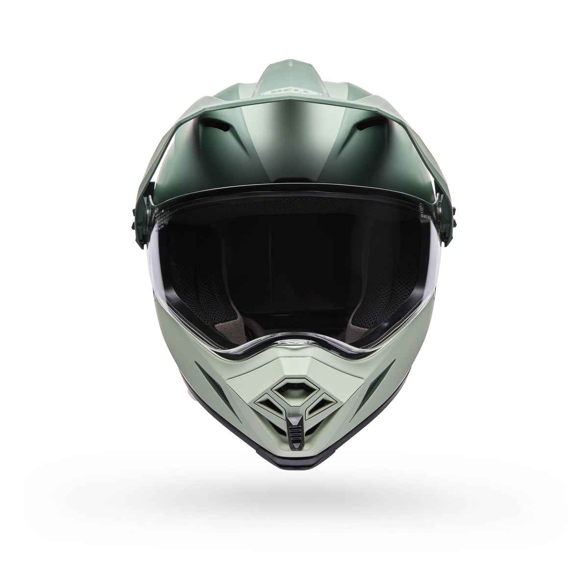 Casco Moto Calle MX-9 ADV Certificado QR Verde Bell