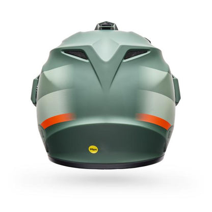Casco Moto Calle MX-9 ADV Certificado QR Verde Bell