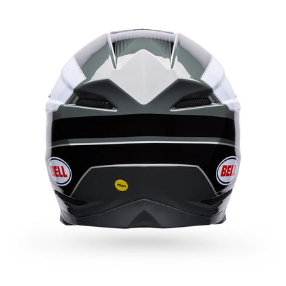 Casco Moto Moto-10 Falcon Mips Blanco/Negro Bell
