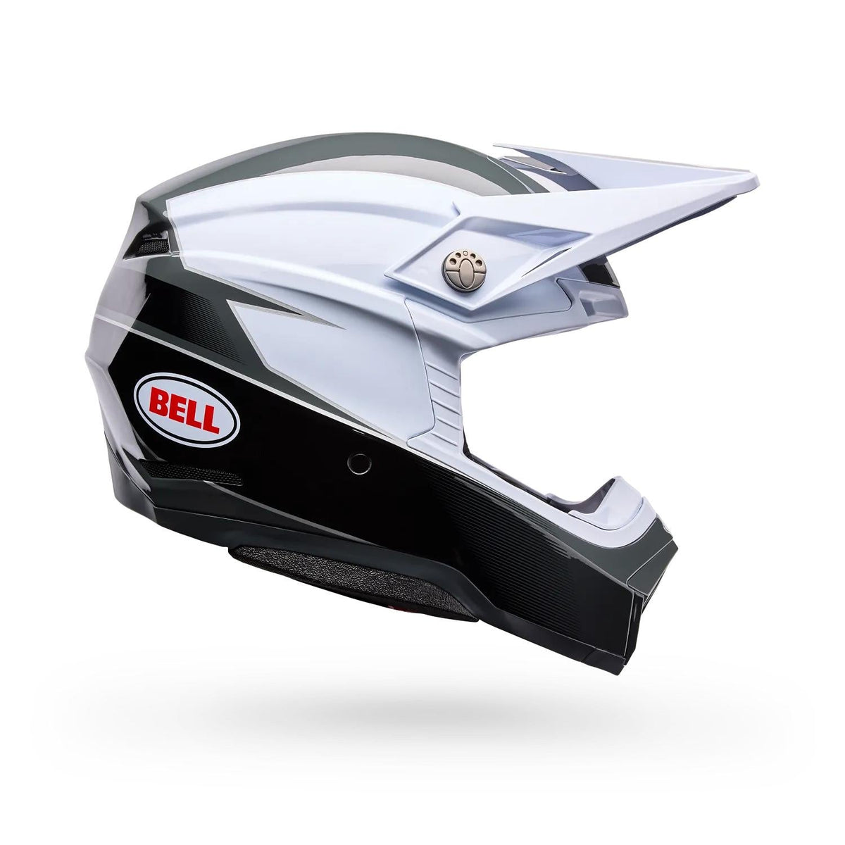 Casco Moto Moto-10 Falcon Mips Blanco/Negro Bell