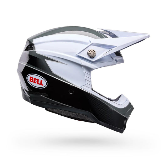 Casco Moto Moto-10 Falcon Mips Blanco/Negro Bell