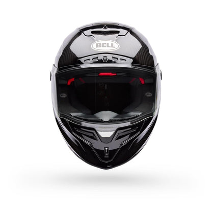 Casco Moto Calle Race Star DLX Flex Strike Blanco/Negro Bell