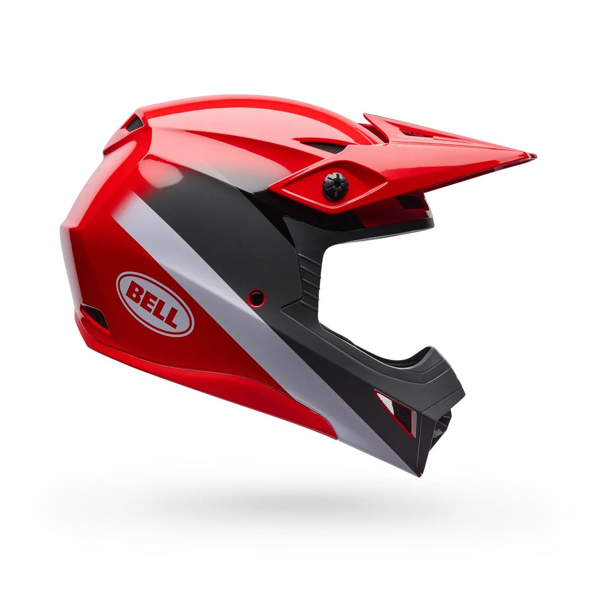 Casco Moto MX-10 Mips Aviator Rojo/Negro Bell