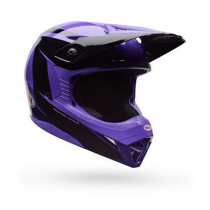 Casco Moto Niño MX-10 Mips Talon Morado Bell