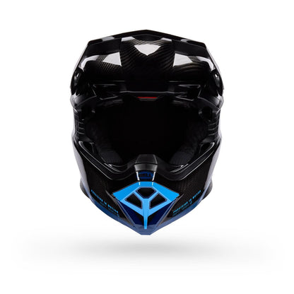 Casco Moto Moto-10 Spherical Strike Azul/Negro Bell