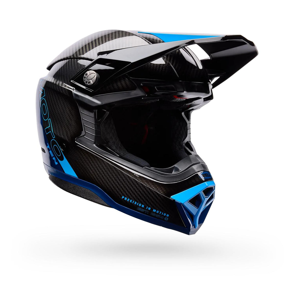 Casco Moto Moto-10 Spherical Strike Azul/Negro Bell
