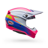 Casco Bell Moto-10 Falcon Mips Blanco/Rosado
