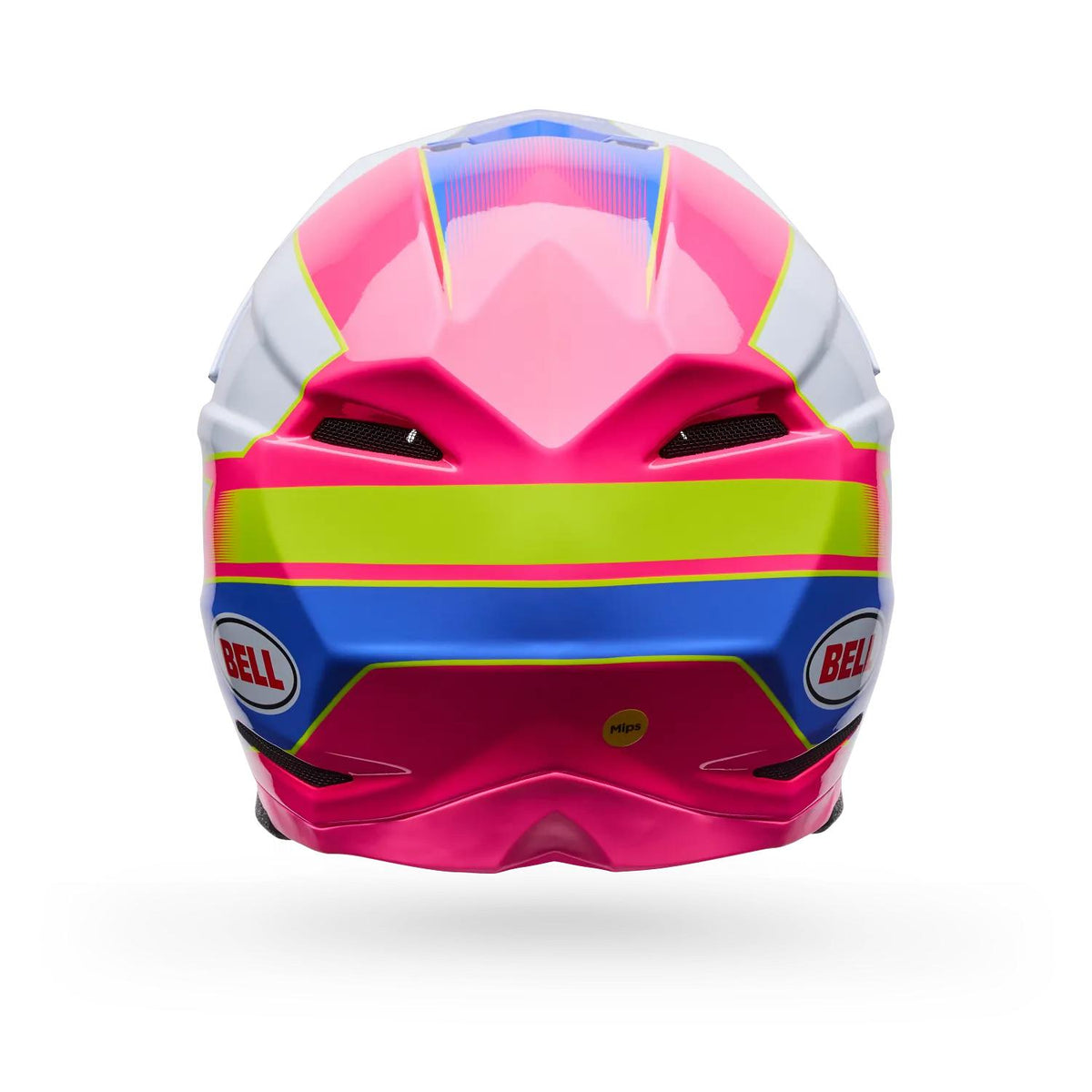 Casco Moto Moto-10 Falcon Mips Blanco/Rosado Bell