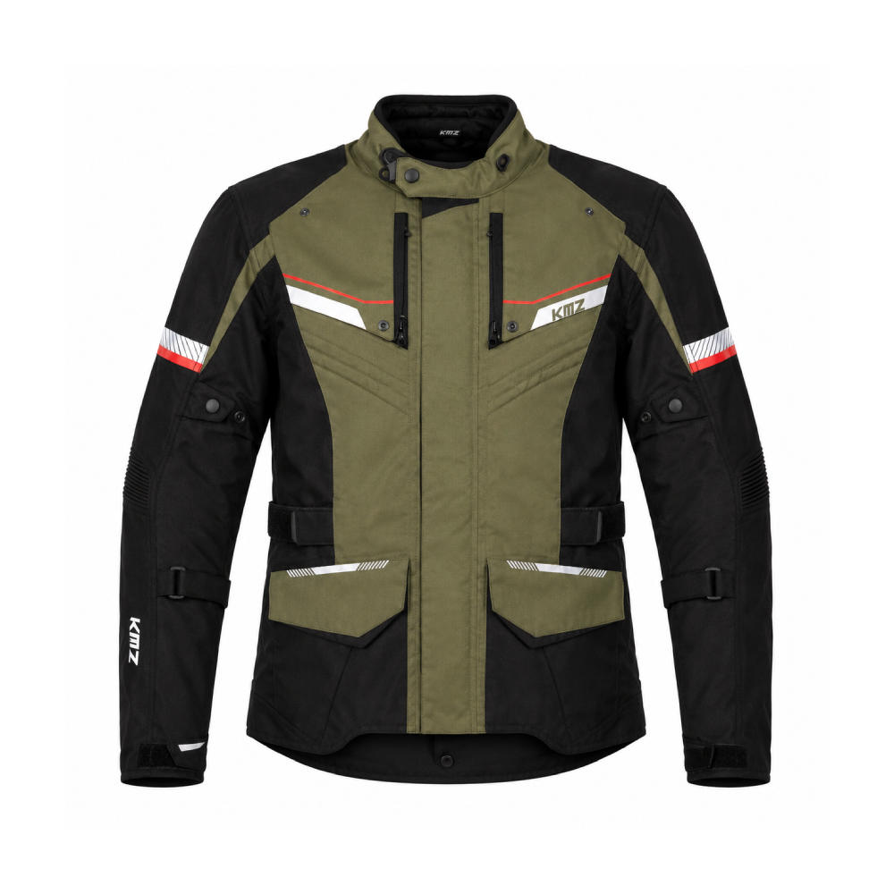 Chaqueta Moto Calle Atlantic Verde/Negro KMZ