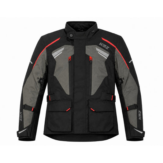 Chaqueta Moto Calle Downhill Gris/Negro KMZ