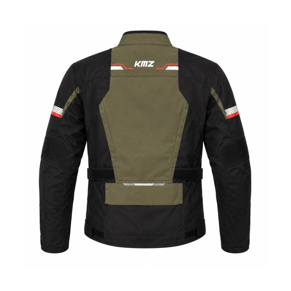 Chaqueta Moto Calle Atlantic Verde/Negro KMZ
