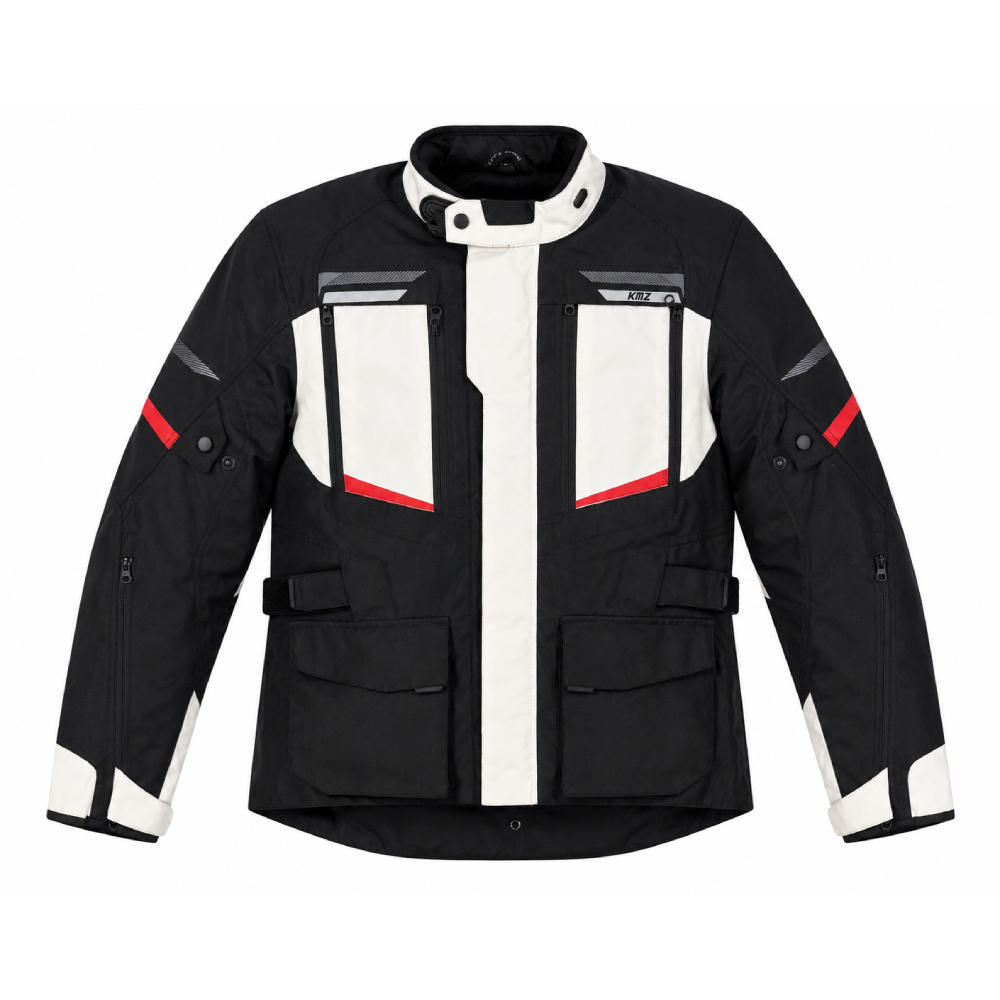 Chaqueta Moto Calle Electrolyte Gris/Negro KMZ