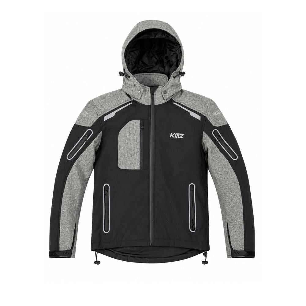 Chaqueta Moto Calle Everest Soft Shell Gris KMZ