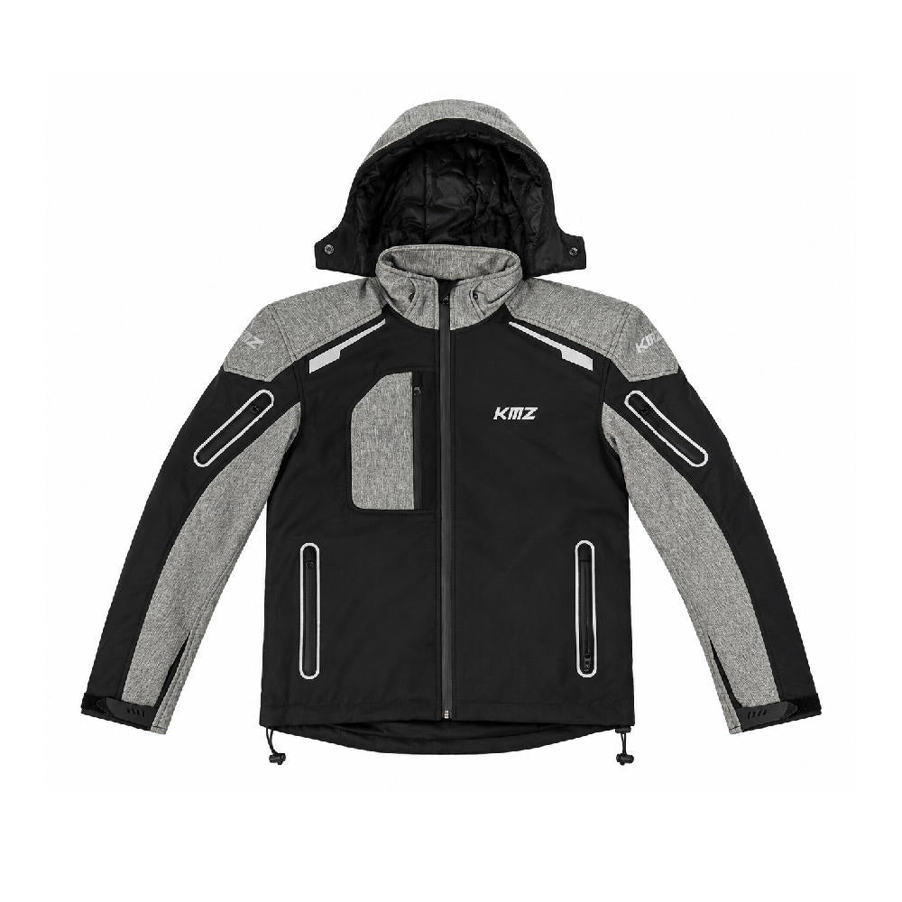 Chaqueta Moto Calle Everest Soft Shell Gris KMZ