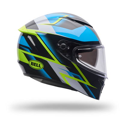 Casco Moto Calle Lithium Mips Kinetic Azul Vapor Bell