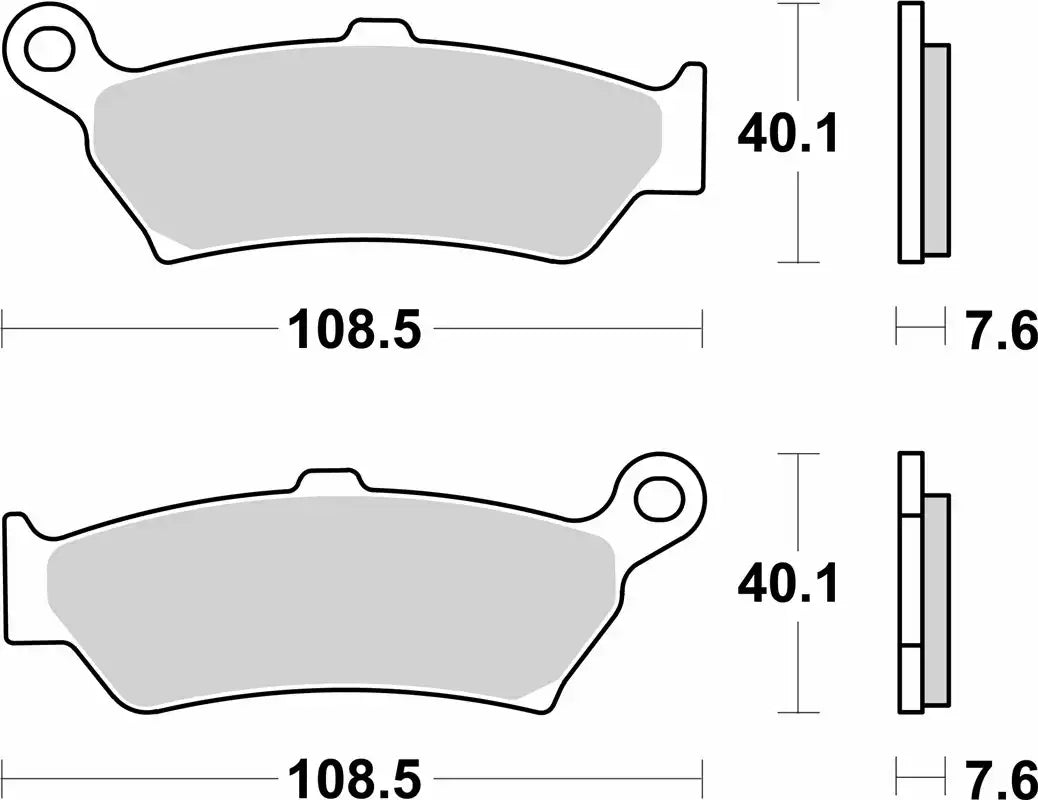 Pastillas de Freno Trasera SBS 1005LS
