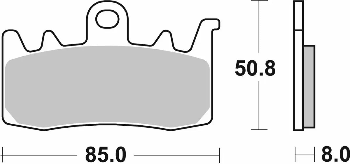 Pastillas de Freno Delantera SBS 900HS
