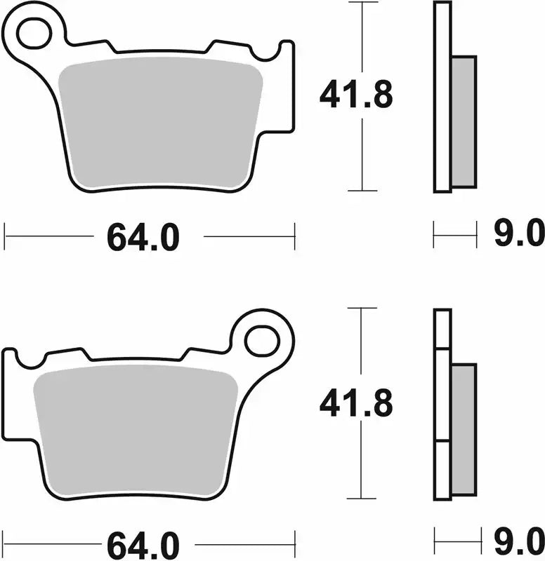 Pastillas de Freno Trasera SBS 791RSI