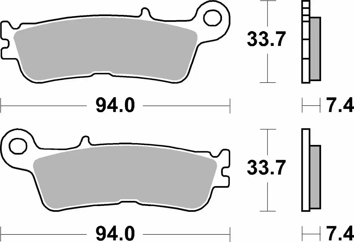 Pastillas de Freno Delantera SBS 965RSI