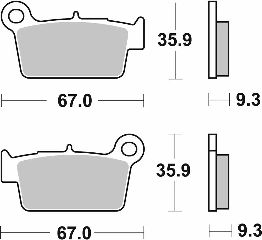 Pastillas de Freno Trasera SBS 790RSI