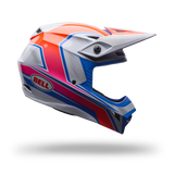 Casco Bell  Mx-10 Mips Speedway Blanco/Azul