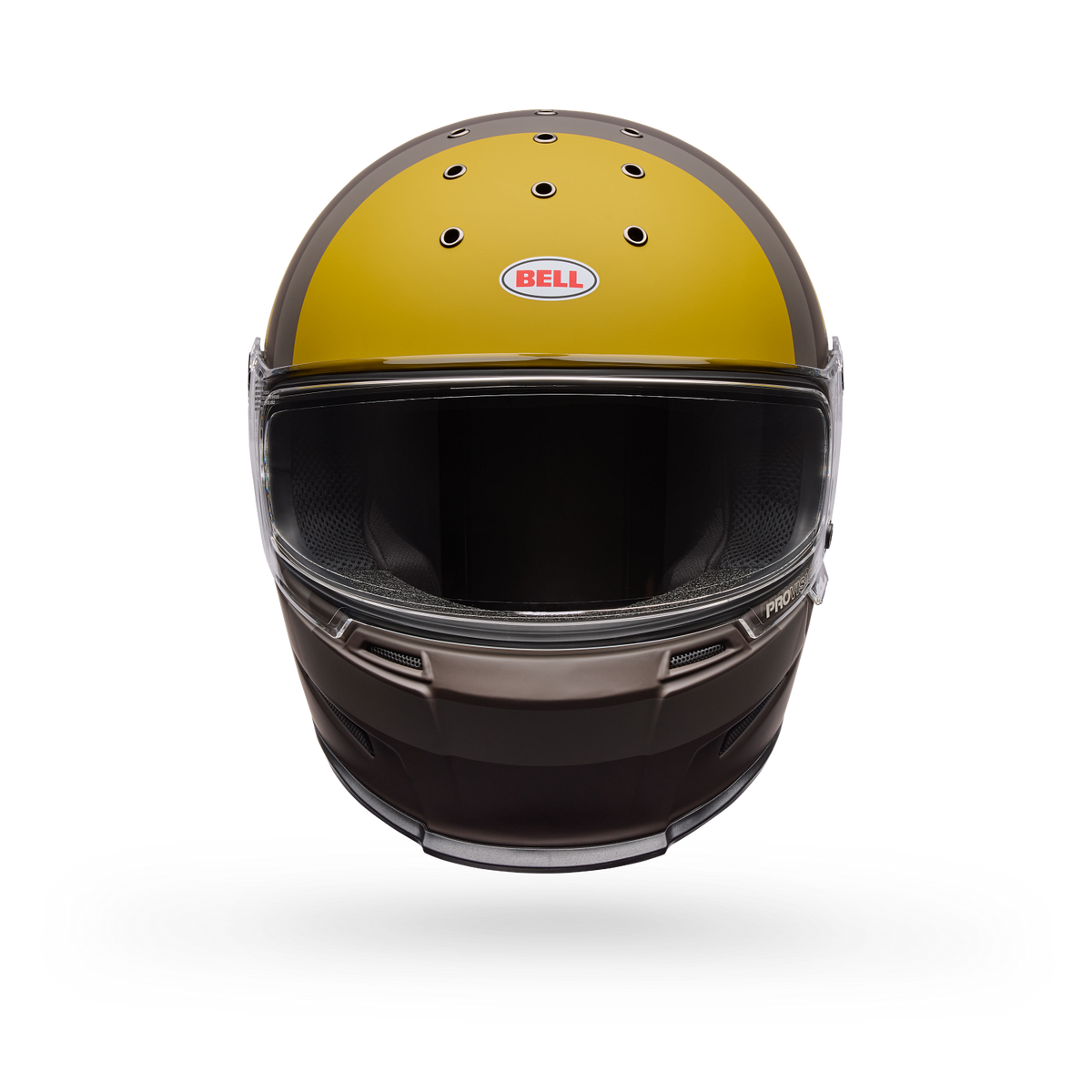 Casco Moto Calle Eliminator Negro/Amarillo Bell