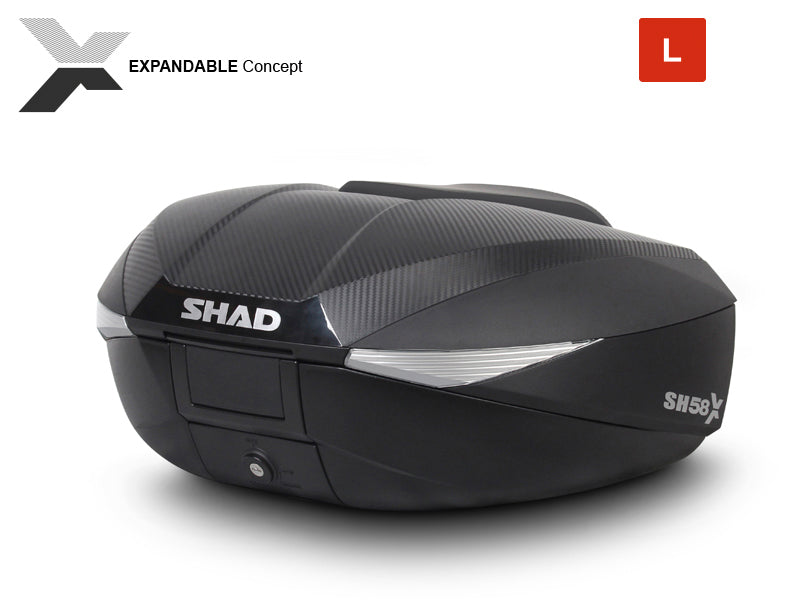 Maleta para Moto Shad Top-Case SH-58X Expandible
