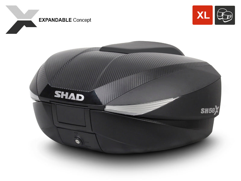 Maleta para Moto Shad Top-Case SH-58X Expandible